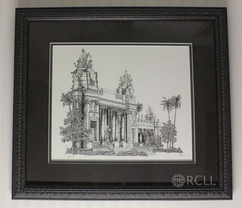 Judy Field - Riverside County Courthouse (2002) Pen & Ink